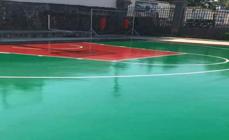 三亚篮球场翻新地面
